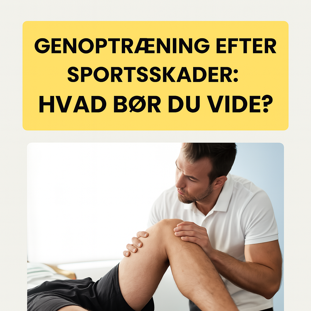 Genoptræning efter sportsskader: Hvad bør du vide?