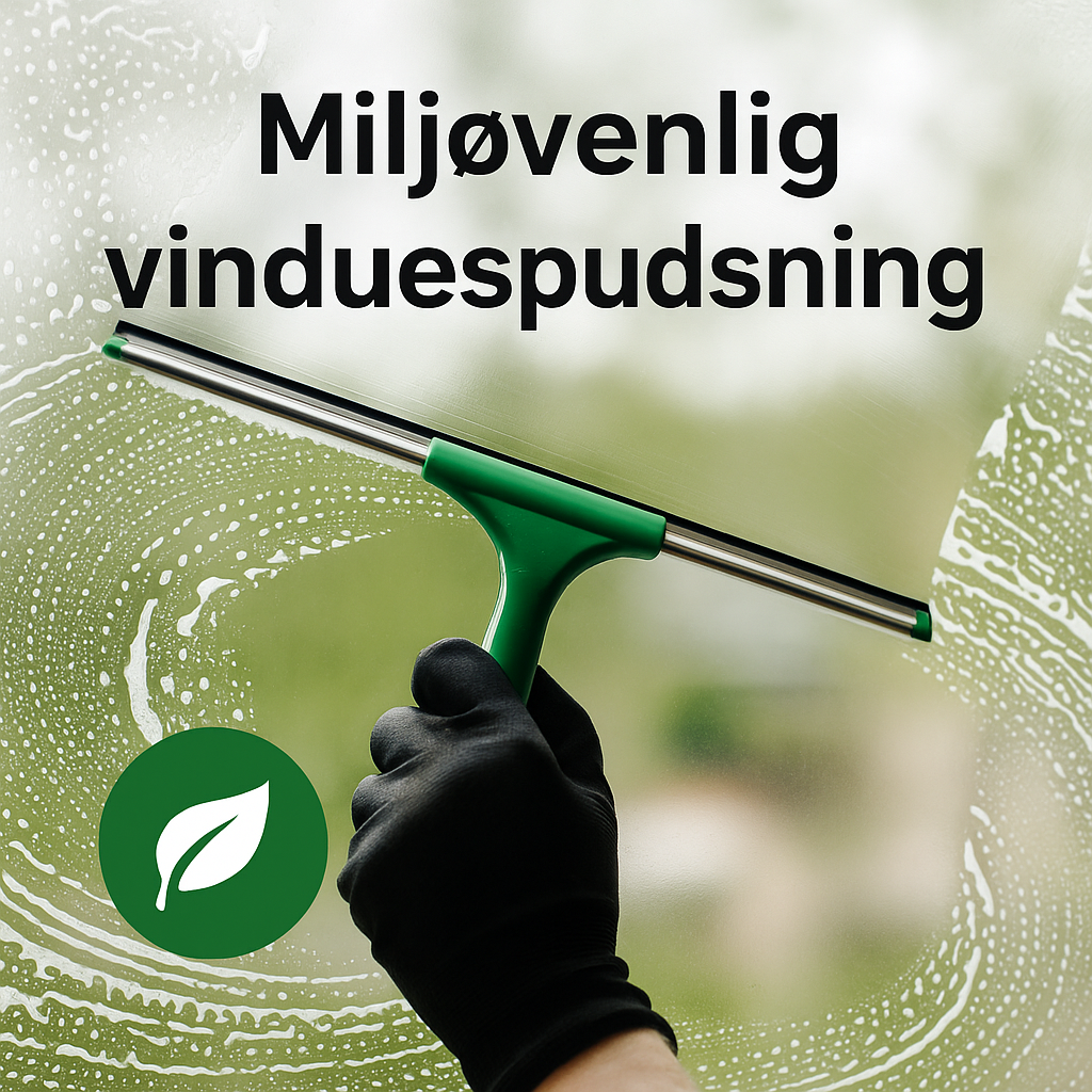 Derfor vælger flere og flere miljøvenlig vinduespudsning