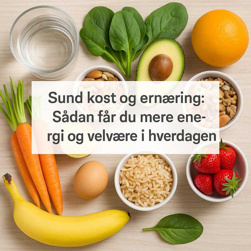 Sund kost og ernæring: Sådan får du mere energi og velvære i hverdagen